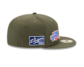 Kšiltovka New Era 59FIFTY MLB 5 Olive WS Los Angeles Dodgers New Olive / White