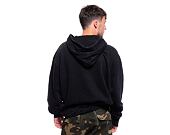 Mikina Brandit Acid Washed Oversized Hoody Black