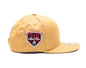 Kšiltovka New Era 9FIFTY MLB Side Patch Script Atlanta Braves Bronze / Dark Brown