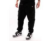 Tepláky New Era Woven Joggers Black / Metalic Gold