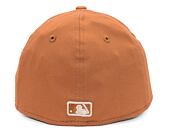 Kšiltovka New Era 39THIRTY MLB League Essential Los Angeles Dodgers Caramel Brown / Stone