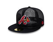 Kšiltovka New Era 59FIFTY MLB Mesh Patch Atlanta Braves Navy