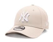 Kšiltovka New Era 9FORTY MLB Nos League Essential New York Yankees - Stone / White