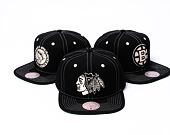 Kšiltovka Mitchell & Ness Contrast Natural Snapback Chicago Blackhawks Black