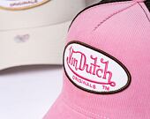 Kšiltovka Von Dutch Boston Trucker Pink/Brown