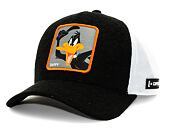 Kšiltovka Capslab Looney Tunes Trucker - Hyped Duffy Duck - Black / White