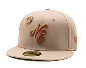 Kšiltovka New Era 59FIFTY Script  - Ash Brown