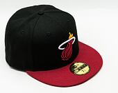 New Era 59FIFTY NBA Basic Miami Heat Black / Red Cap