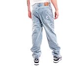 Džíny Karl Kani OG Wavy Baggy Workwear Denim bleached blue