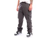 Kalhoty Karl Kani Retro Washed Cargo Pants anthra