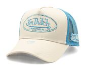 Kšiltovka Von Dutch Trucker Nelson - Cream/ Blue