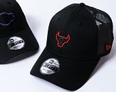 Kšiltovka New Era - 9FORTY Home Field Trucker - Chicago Bulls - Black