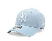 Dětská Kšiltovka New Era - 9FORTY League Essential - NY Yankees - Pastel Blue / White