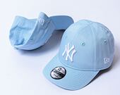 Dětská Kšiltovka New Era - 9FORTY League Essential - NY Yankees - Pastel Blue / White