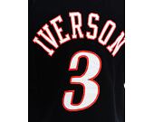 Mitchell & Ness Name & Number tee Philadelphia 76Ers Allen Iverson Black