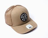 Kšiltovka Brixton Crest X MP Mesh Cap - Dark Earth / Desert Palm