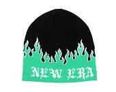 Kulich New Era - Knit Thin Flame Skull Knit - Green