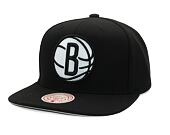 Kšiltovka Mitchell & Ness - Evergreen Black/White Snapback - Brooklyn Nets - Black