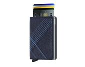 Peněženka Secrid Slimwallet Stitch Linea - Navy