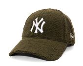 Kšiltovka New Era - 9FORTY MLB Borg - NY Yankees - Olive / White