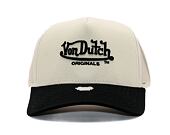 Kšiltovka Von Dutch - Trucker Newark - Caps - Cot Twill - Black/ Cream