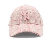 Dámská Kšiltovka New Era - MLB Tweed 9FORTY - NY Yankees - Pink