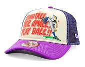 Kšiltovka New Era - Baseball Graphic 9FORTY Trucker - Burgundy / Blue