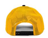 Kšiltovka New Era - Summer Patch 9FORTY Trucker - Black / Grilled Yellow