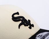 Kšiltovka New Era - MLB Color Block 9FORTY - Chicago White Sox - Cream / Black