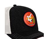 Kšiltovka Capslab - Trucker Looney Tunes - Bugs Bunny Carrot - Denim Black