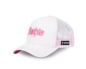 Kšiltovka Capslab - Trucker Barbie - White / Pink