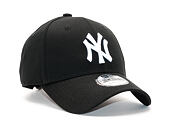 New Era 9FORTY League Basic New York Yankees Strapback Black / Optic White Cap