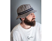 Kangol Stripe Lahinch Grey K4012SP-GR034 Bucket Hat