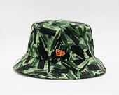 New Era Camo Tapered Bucket New Olive