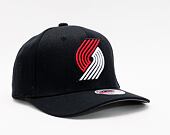 Mitchell & Ness Team Ground 2.0 Stretch Snapback Portland Trail Blazers Black Cap