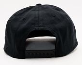 éS Script Applique Snapback 001 Black Cap