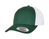 Yupoong Retro Trucker 2-Tone Evergreen/White Cap