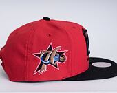 Mitchell & Ness Philadelphia 76ers Team Insider Snapback HWC Red / Black Cap