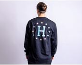 HUF Puff Galaxies Longsleeve Black Tee