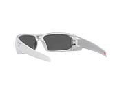 Oakley Gascan X-Silver w/Prizm Black Plr 0OO9014 9014C160 Sunglasses