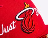 New Era 59FIFTY NBA Just Don Miami Heat Red Cap