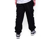 New Era Relaxed Cargo Joggers Black / Off White Sweatpants