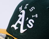 New Era 59FIFTY MLB Team League 5 Oakland Athletics Dark Green Cap