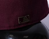 New Era 59FIFTY MLB WS Sidepatch Trail Mix Oakland Athletics Frosted Burgundy Cap