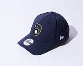 New Era 9FORTY MLB The League 20 Milwaukee Brewers Strapback Game Logo Cap