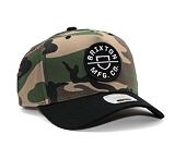 Kšiltovka Brixton Crest C MP Snapback Camo / Surplus / Black