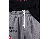 Tepláky Mitchell & Ness NHL M&N CITY COLLECTION FLEECE PANT BLACKHAWKS Grey Heather