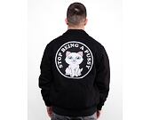 Bunda RIP N DIP Stop Being A Pussy Varsity Jacket Black