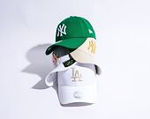 Dámská kšiltovka New Era - 9FORTY League Essential - NY Yankees - Kelly Green / White