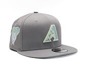 Kšiltovka New Era 9FIFTY MLB Pastel Patch Arizona Diamondbacks Grey / Pastel Blue